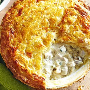 Creamy Chicken and Mushroom Pie